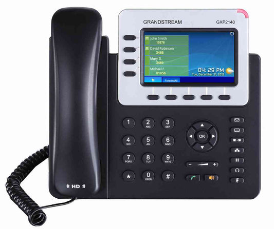 GRANDSTREAM 4 LINES, 4 SIP ACCOUNTS, POE + GIGE, COLOR