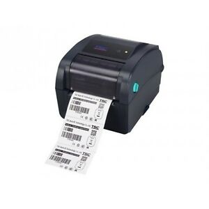 TSC, TC300 THERMAL TRANSFER LABEL PRINTER, 300 DPI, 4 IPS, NAVY, WITH 4 PORTS, ETHERNET, USB, PARALLEL, SERIAL, REAL TIME CLOCK