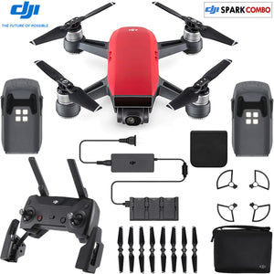 DJI Drone CP.PT.000901 SPARK FlyMore Combo-Lava Red Retail