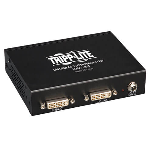 4-Port DVI over Cat5/Cat6 Extender Splitter, Video Transmitter, 1920x1080 at 60H