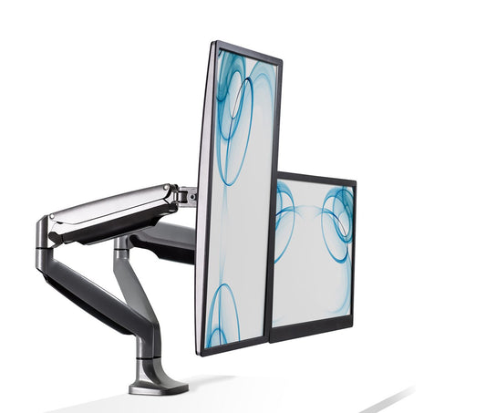 Dual Monitor Articulating Spring Arm Desk Mount MI-1772