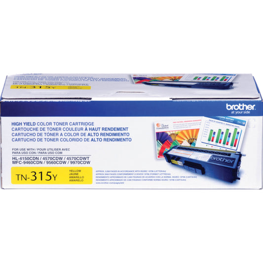 High Yield Yellow Toner Cartridge (yields approx. 3,500 pages in accordance with