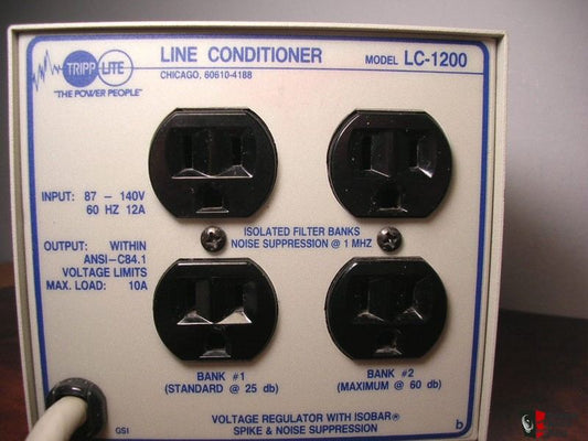 LC1200 - 1200W 120V Line Conditioner - Automatic Voltage Regulator (AVR), AC Sur