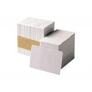 HID FARGO, CONSUMABLES, ULTRACARD ADHESIVE PAPER-BACKED CR-80 10 MIL CARD, 500 CARDS, PRICED PER BOX