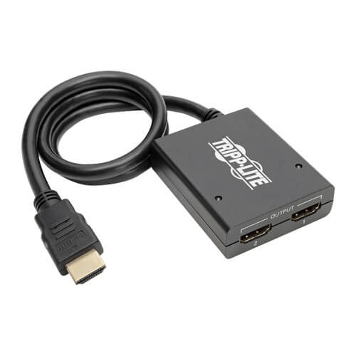 Splitter2-Port 4K 3D HDMI Splitter, HDMI 2.0, HDCP 2.2, Ultra HD 4K x 2K Audio/V