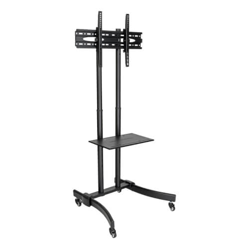 Mobile TV Floor Stand Cart Height-Adjustable LCD 32-70 Displays - Moves easily t