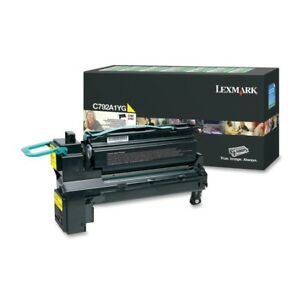 Lexmark C792, X792 Yellow Return Program Print Cartridge