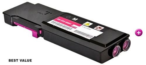 DELL C2660DN C2665DNF MAGENTA TONER 1200 PG STANDARD YIELD PART GP3M4 SKU 593 BB