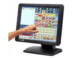 BEMATECH, TOUCH MONITOR-15" WIDE SCREEN, TRUE-FLAT, RESISTIVE TOUCH, USB
