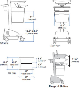 SV43/44 Envelope Drawer (grey/white) Includes envelope drawer, divider, keys, mo
