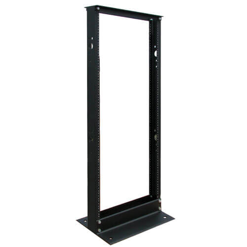 25U SmartRack 2-Post Open Frame Rack - Organize and Secure Network Rack Equipmen