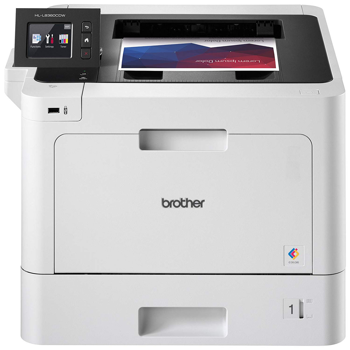 HLL8360CDW - Laser Printer - Laser - USB 2.0,Wireless,Gigabit Ethernet - Print u