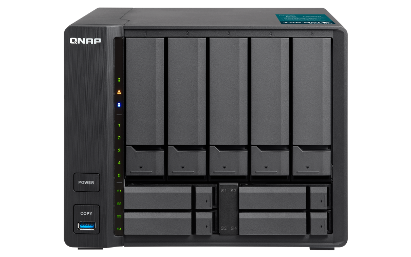 QNAP Network Attached Storage TVS-951X-2G-US 9Bay Celeron 3865U 1.8GHz 2GB DDR4 SODIMM RAM Retail