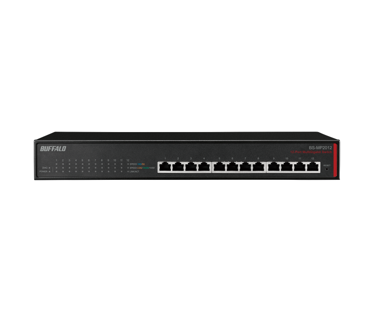 12-Port Desktop/Rackmount 10 GbE Ethernet High Power Switch
