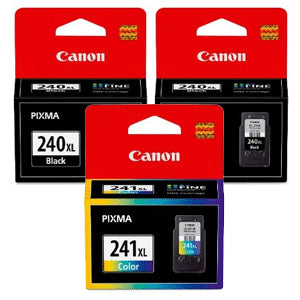 CANON PG240XL 2X INK CART W/ CL-241XL 1X BLK