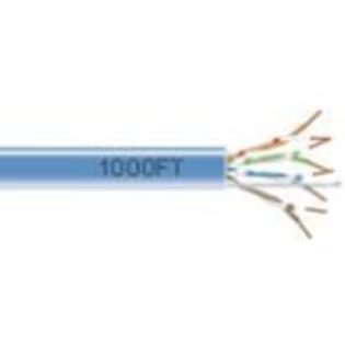 GigaBase 350 CAT5e, 350-MHz Solid Bulk Cable, Plenum, Blue, 1000-ft. (304.8-m)