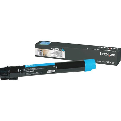 Lexmark C950X2CG Cyan Toner Cartridge For use in C/X950,X952,X954 Estimated yiel