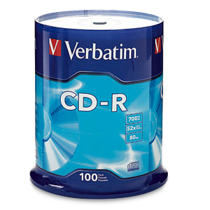 CD-R 80MIN 700MB 52X Branded 100pk Spindle