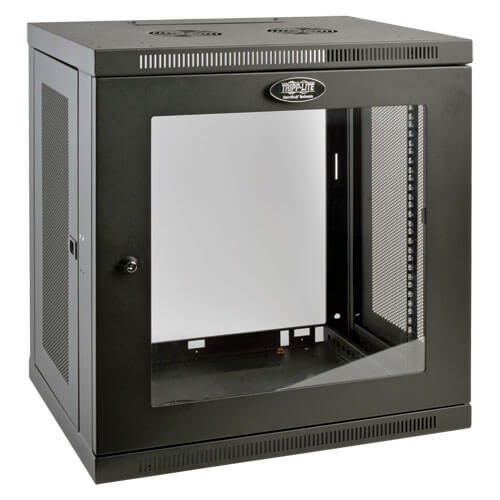 Tripp Lite series SmartRack 12U Low-Profile Switch-Depth Wall-Mount Small Rack E