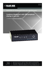 2 PORT DISPLAY PORT KVM WITH USB AND AUDIO