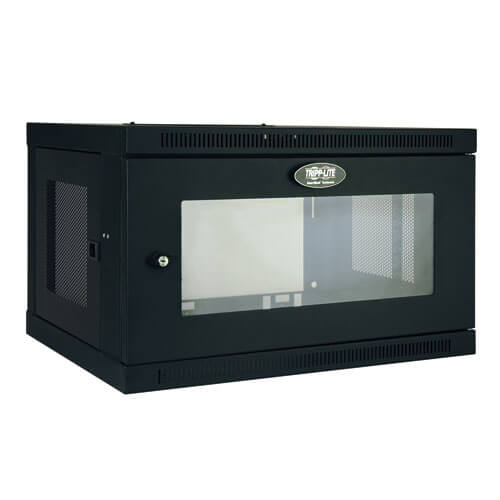 ripp Lite series SmartRack 6U Low-Profile Switch-Depth Wall-Mount Mini Rack Encl