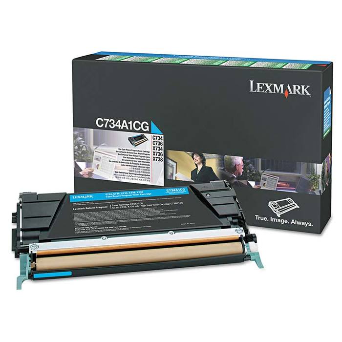 X748 Cyan High Yield Return Program Toner Cartridge