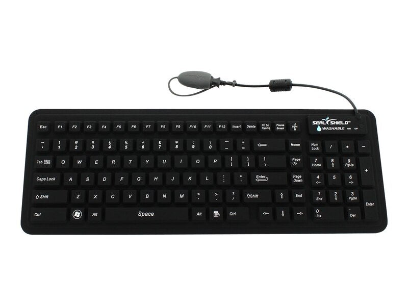 Seal Glow Silicone Keyboard Backlit Magnetic Backing