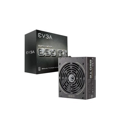 EVGA Power Supply 220-T2-0850-X1 850W SuperNOVA 850 T2 80PLUS Titanium ATX with Free Power on Self Tester PSU Retail