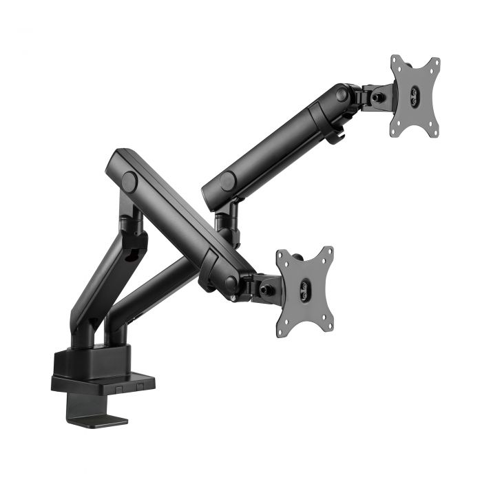 SIIG Accessory CE-MT2U12-S1 Aluminum Mechanical Spring Slim Monitor Arm Dual Retail