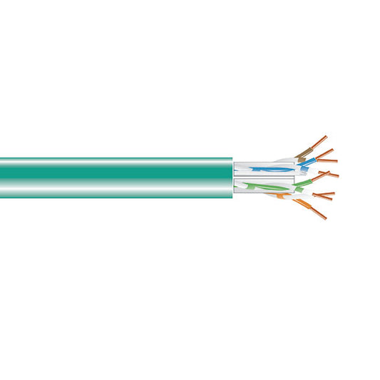 CAT6A SOLID PLENUM 1000 GREEN