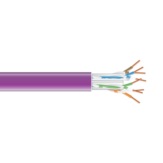 GIGATRUE 550 Cat6 Bulk 1000 FT, PVC Violet
