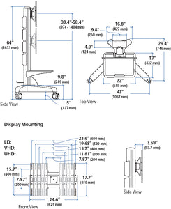 ND MMC UHD F/SCREEN SIZE 50-80IN