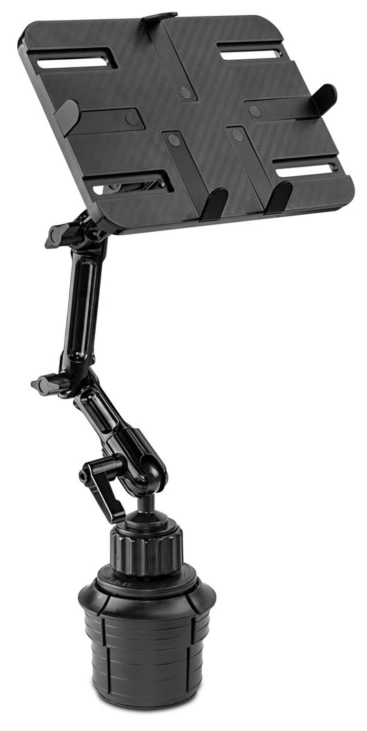 Universal Tablet and iPad Car Mount with Cup Holder Base MI-7320