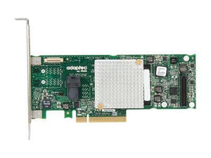 Adaptec Controller Card  2277600-R RAID 8405 12Gb/s PCI-Express SAS/SATA Low Profile MD2 Adapters Brown Box
