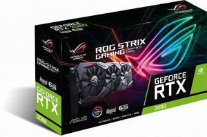 ASUS Video Card ROG-STRIX-RTX2060-A6G-GAM GeForce RTX2060 6GB GDDR6 192B HDMI/DP Retail
