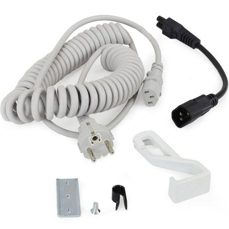 Coiled Extension Cord Accessory Kit - Grey - 8 ft,Coiled