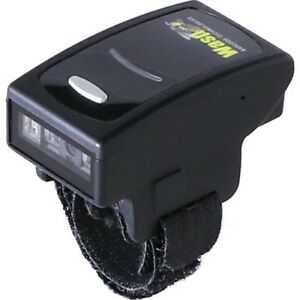 WASP, WRS100 SBR RING BARCODE SCANNER 1D WIRELESS, HANDS FREE, 2MB MEMORY, BLACK & YELLOW