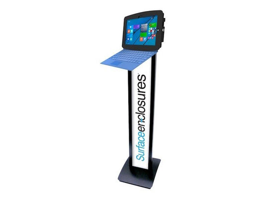 Tablet Floor Stand Branded Mount BrandME - Black