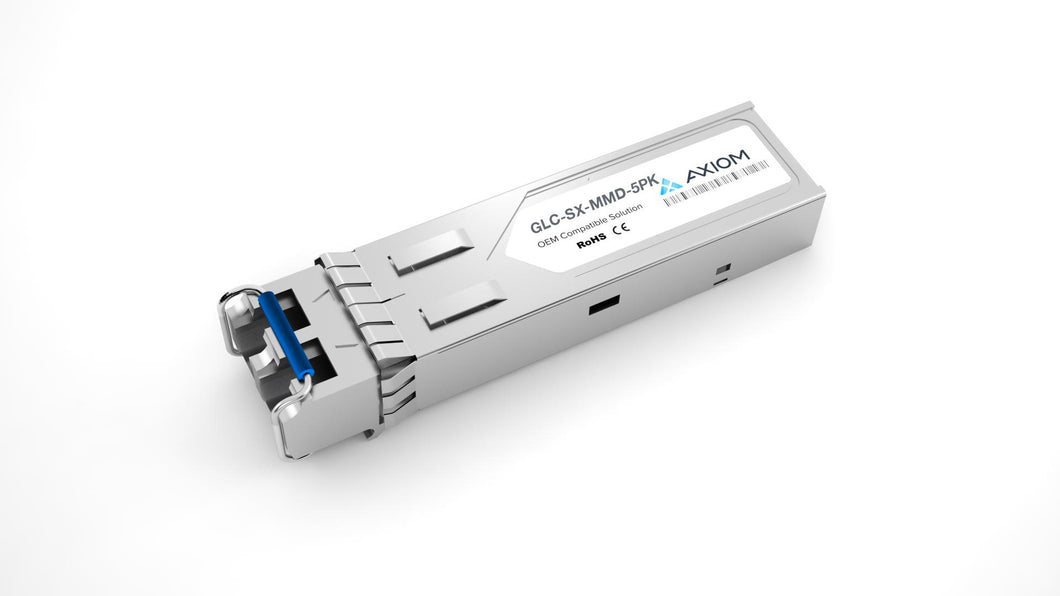 Axiom 1000BASE-SX SFP Transceiver w/ DOM for Cisco (5-Pack) - GLC-SX-MMD