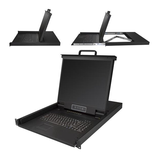 19IN 8PORT RACKMOUNT KVM