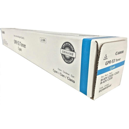 CANON GPR-53 CYAN TONER CARTRIDGE FOR USE IN IMAGERUNNER ADVANCE C3325I C3330I E