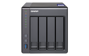 QNAP Network Attached Storage TS-431X2-2G-US 4Bay ARM Cortex-A15 Quad Core 1.7GHz 2GB 1x10GbE SFP+ Retail