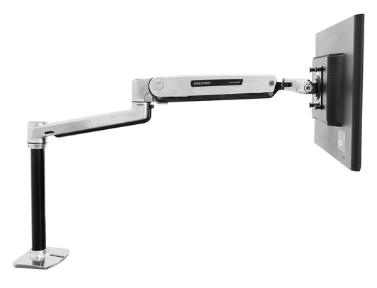 ERGOTRON INTERACTIVE ARM, LD, DESK MOUNT LCD, TALL POLE, WITH EXTENSION, POLISHE