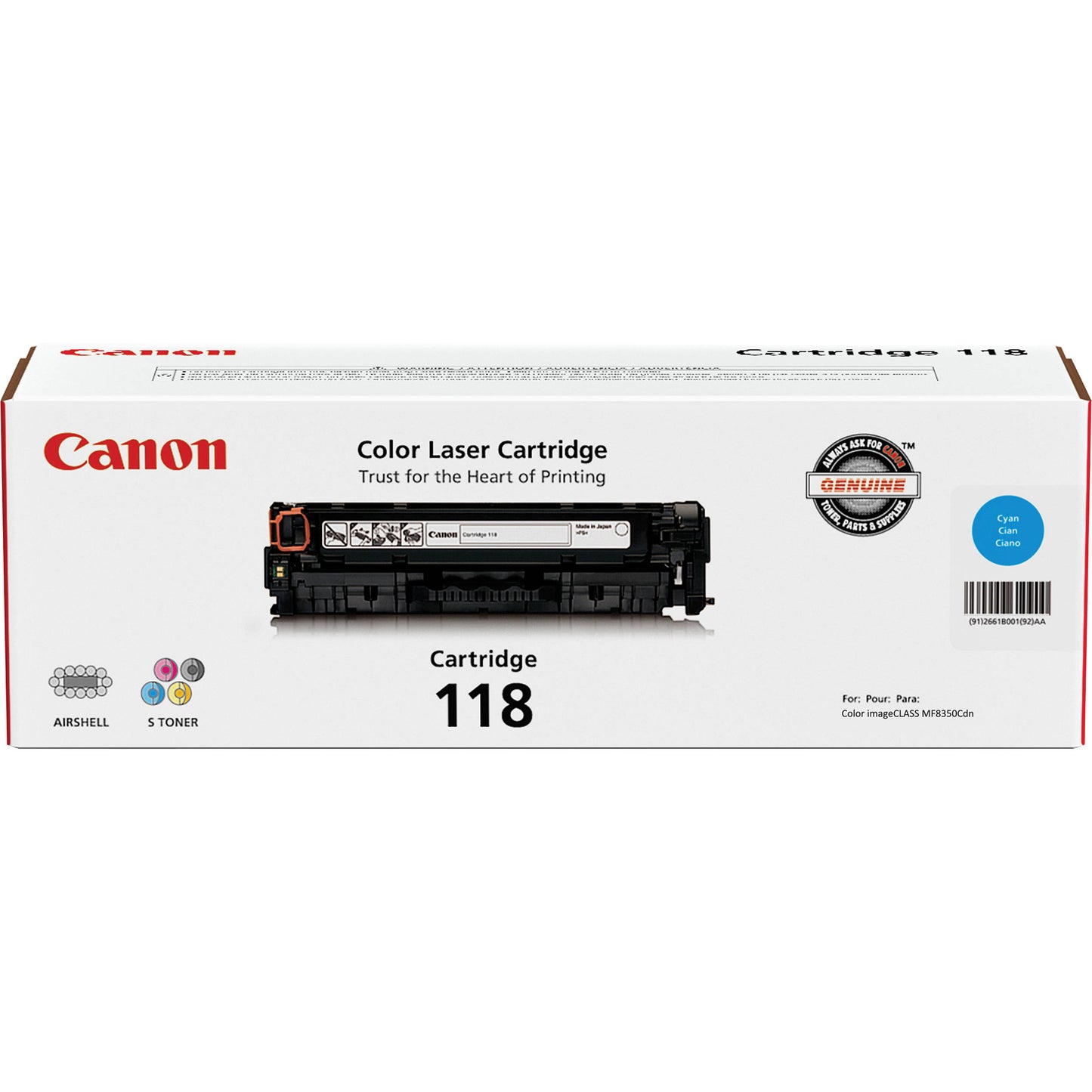 CARTRIDGE 118 - CYAN