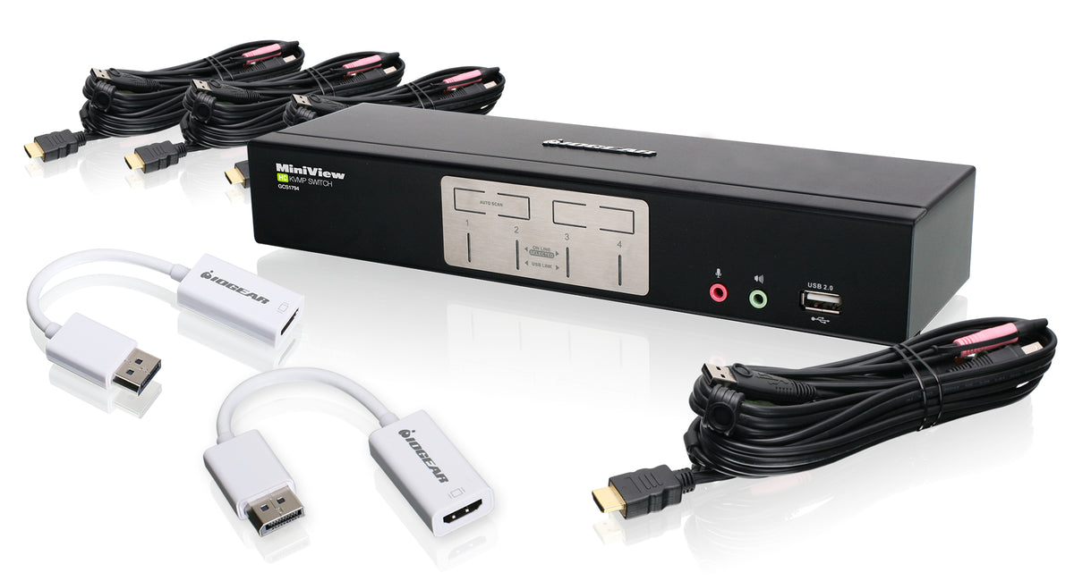 IOGEAR GCS1794 AND GDPHDW6 BUNDLE