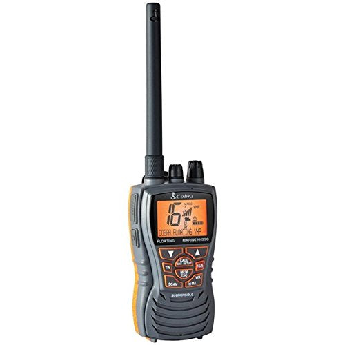 MR HH350 FLT 6 Watt Floating VHF Radio, Grey