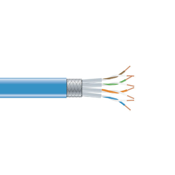 CAT6 STP STRD. PVC BULK 26 AWG 1000 feet BLUE