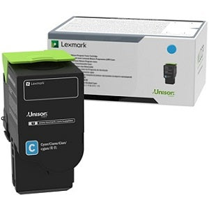 Lexmark 78C0U20 Cyan Ultra High Yield Toner Cartridge