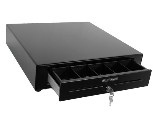 Black Cash Drawer 16" W x 16" D, 3 P LOC