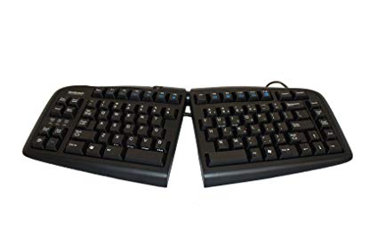 Key Ovation Goldtouch V2 Adjustable Comfort Keyboard for PC, Black, USB with PS/